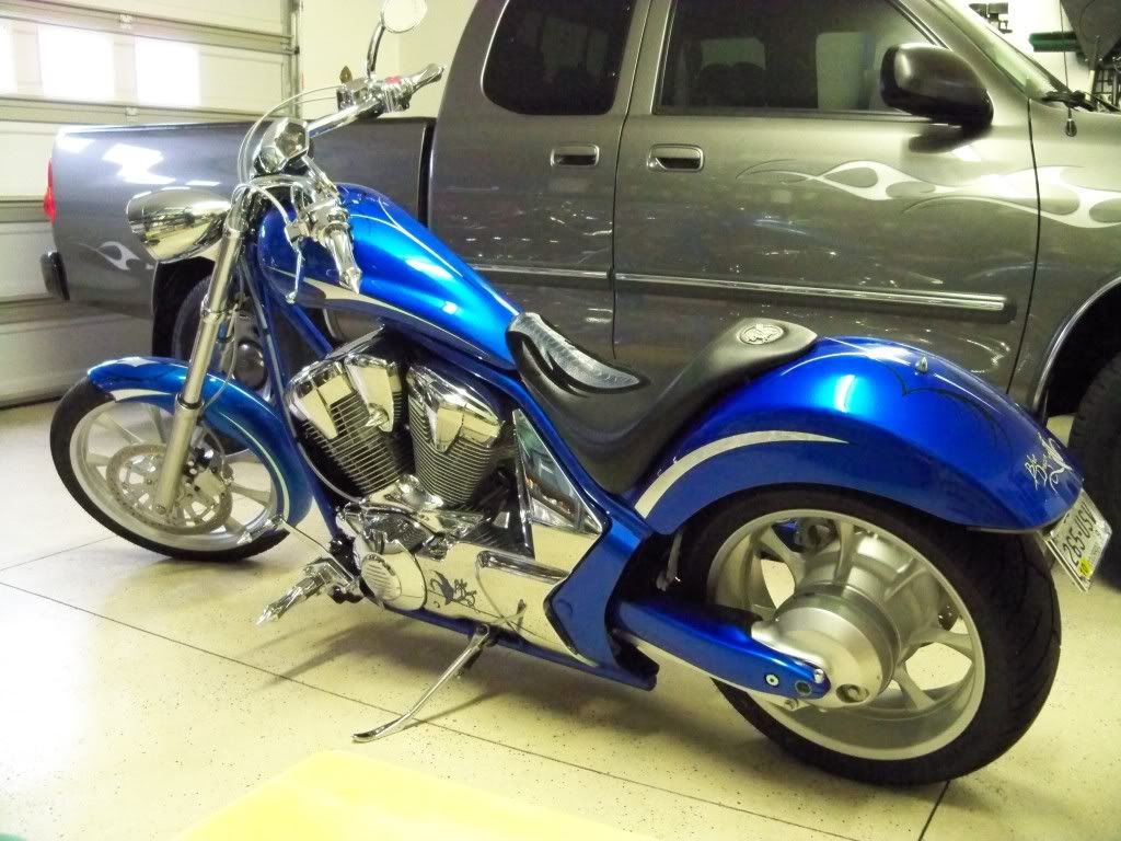 honda fury custom rear fender