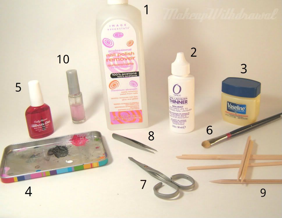 Makeup Withdrawal: Nail Art Supplies- The Basics