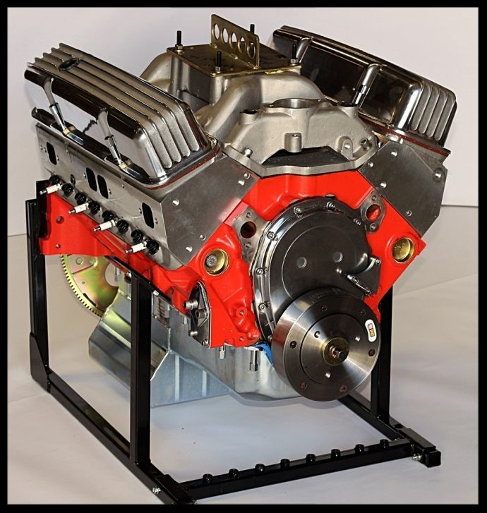 SBC CHEVY 350 383 TALL RETRO STYLE FINNED VALVE COVERS ALUMINUM S