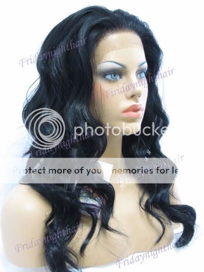 NEW Top Quality Synthetic Lace Front Full wig GLS16 1B  