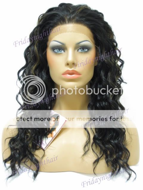 NEW Top Quality Synthetic Lace Front Full wig GLS19 #1  