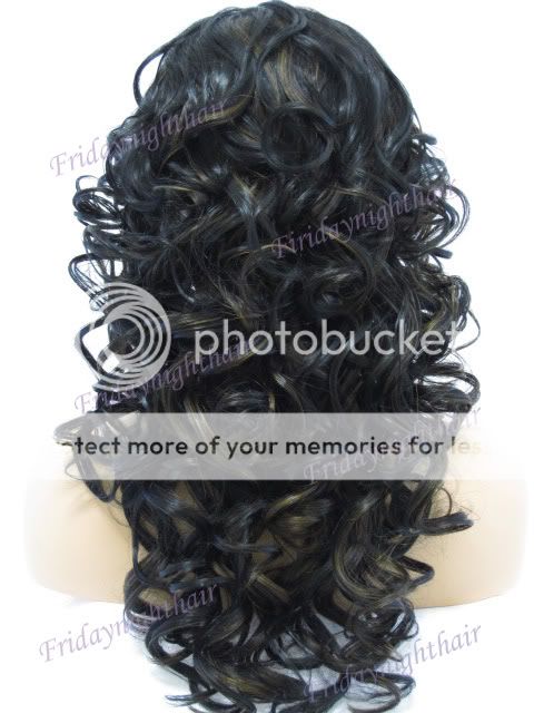 NEW Top Quality Synthetic Lace Front Full wig GLS43 1B  