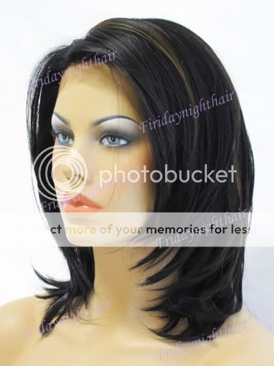 NEW Top Quality Synthetic Lace Front Full wig GLS10 1B  