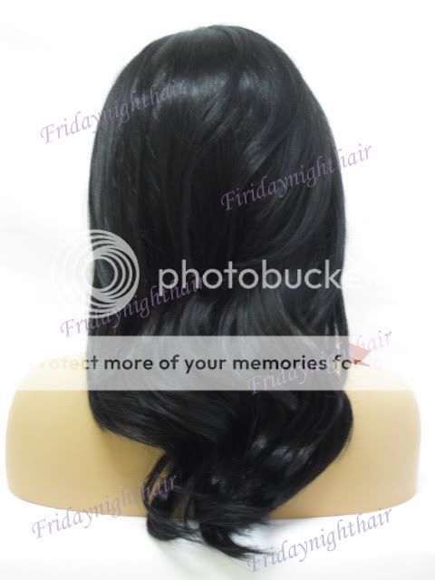 NEW Top Quality Synthetic Lace Front Full wig GLS60 1B  