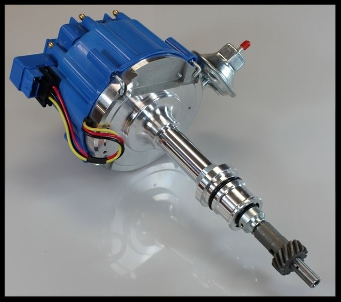 FORD 351W 351 WINDSOR HEI DISTRIBUTOR 65K 6510BLUE Skip White
