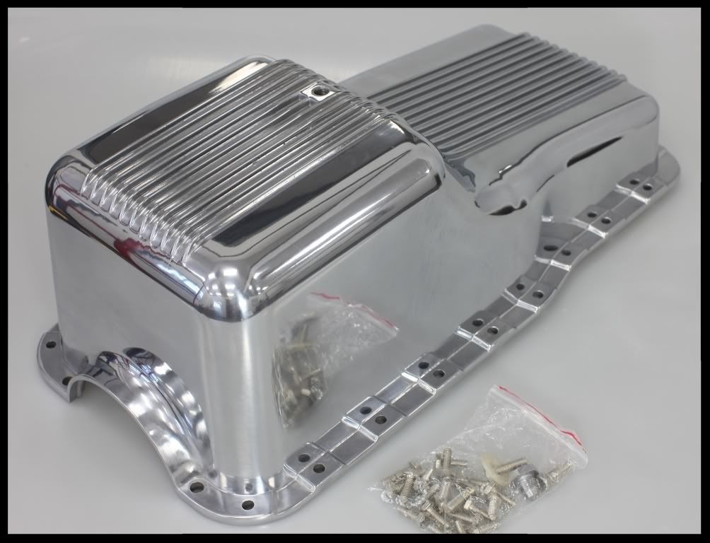 Aluminum big block ford oil pans #5